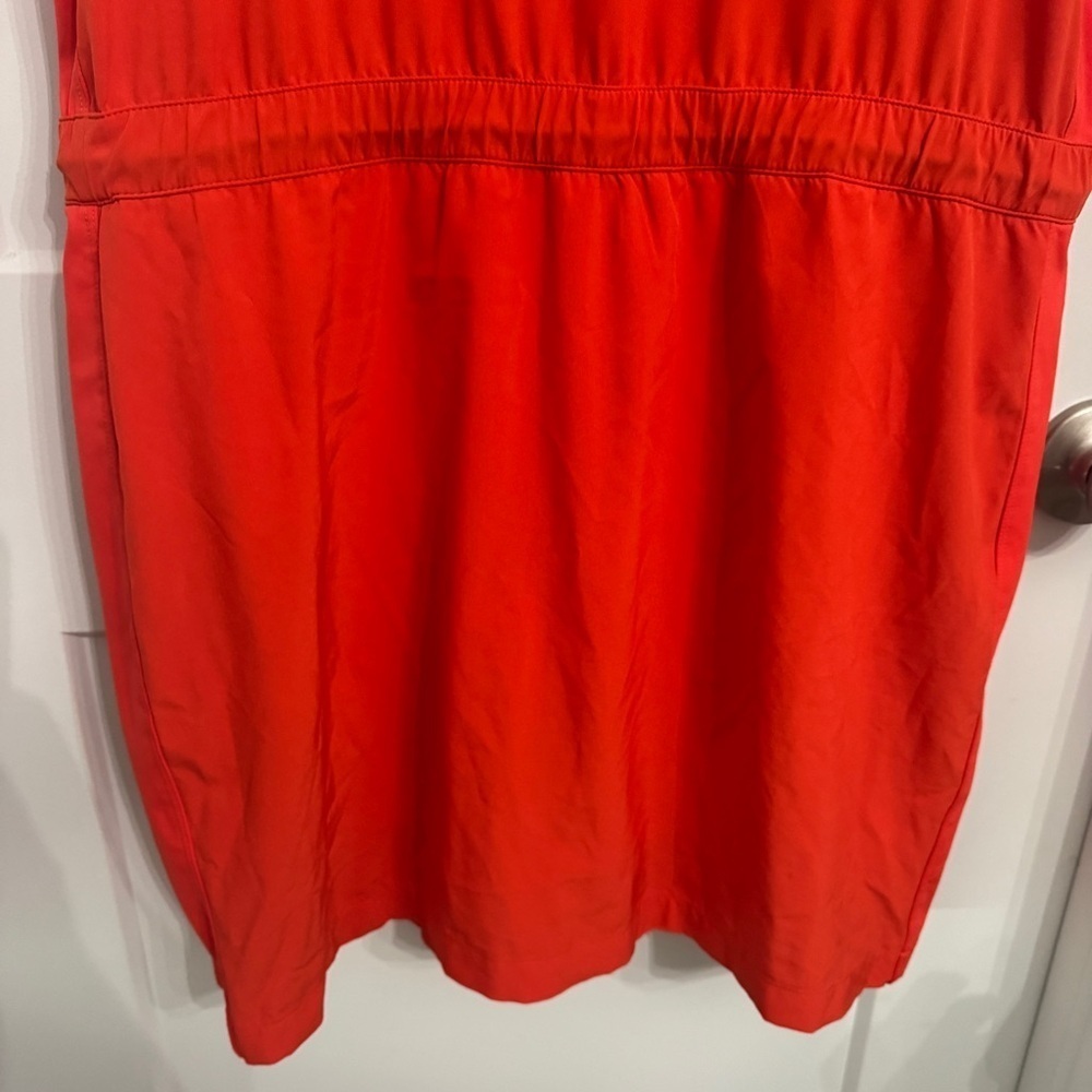 Athleta Expedition Dress Vermillion Orange / Coral Size 14, Style #446859 Active - Picture 10 of 11